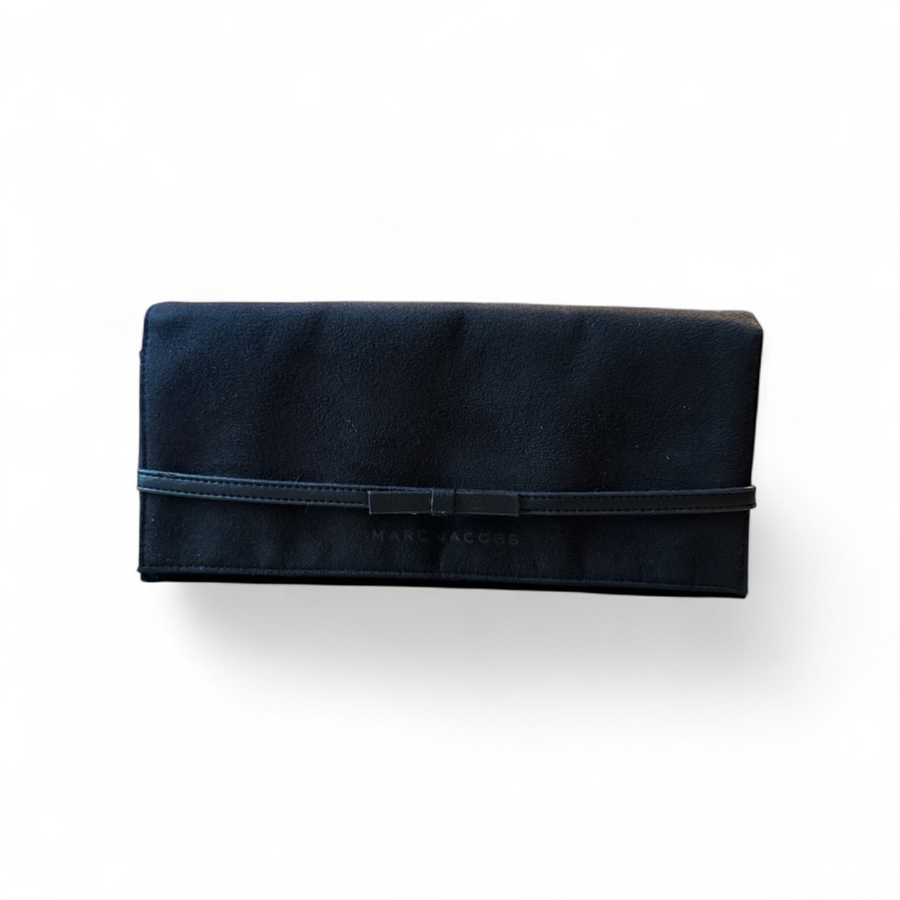 Marc Jacobs Midnight Black suede, leather  Pouch